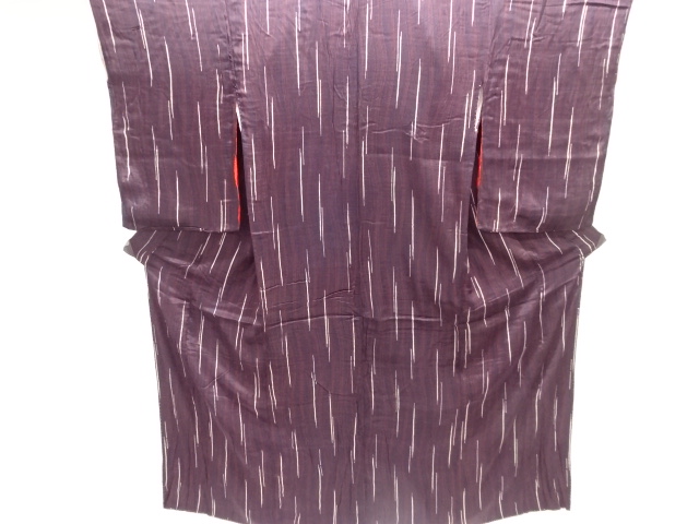 JAPANESE KIMONO / ANTIQUE KIMONO / SILK / KINSHA / STRIPE